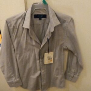 Boy's Gray Dress Shirt